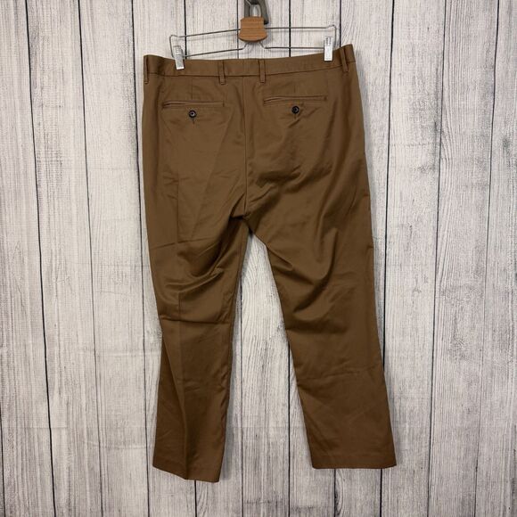 Bonobos Men's W35 x L28 Brown Thursday Weekday Warrior Chino Pants - Picture 2 of 5